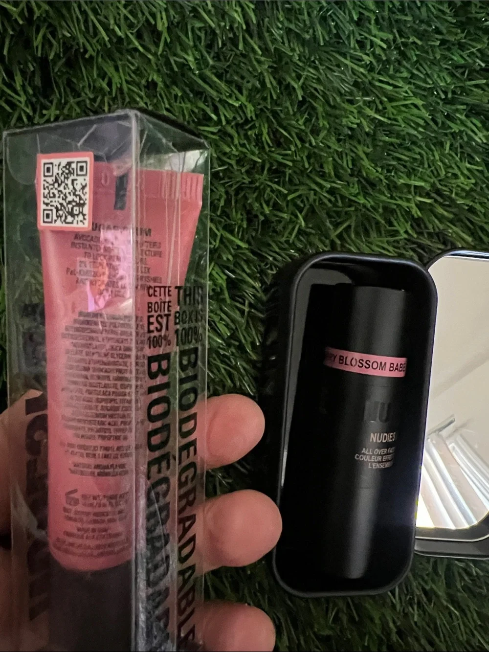 Nudestix bundle Blush Stick in Blossom Babe & lip butter